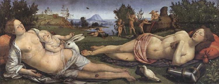 Sandro Botticelli Piero di Cosimo,Venus and Mars Germany oil painting art
